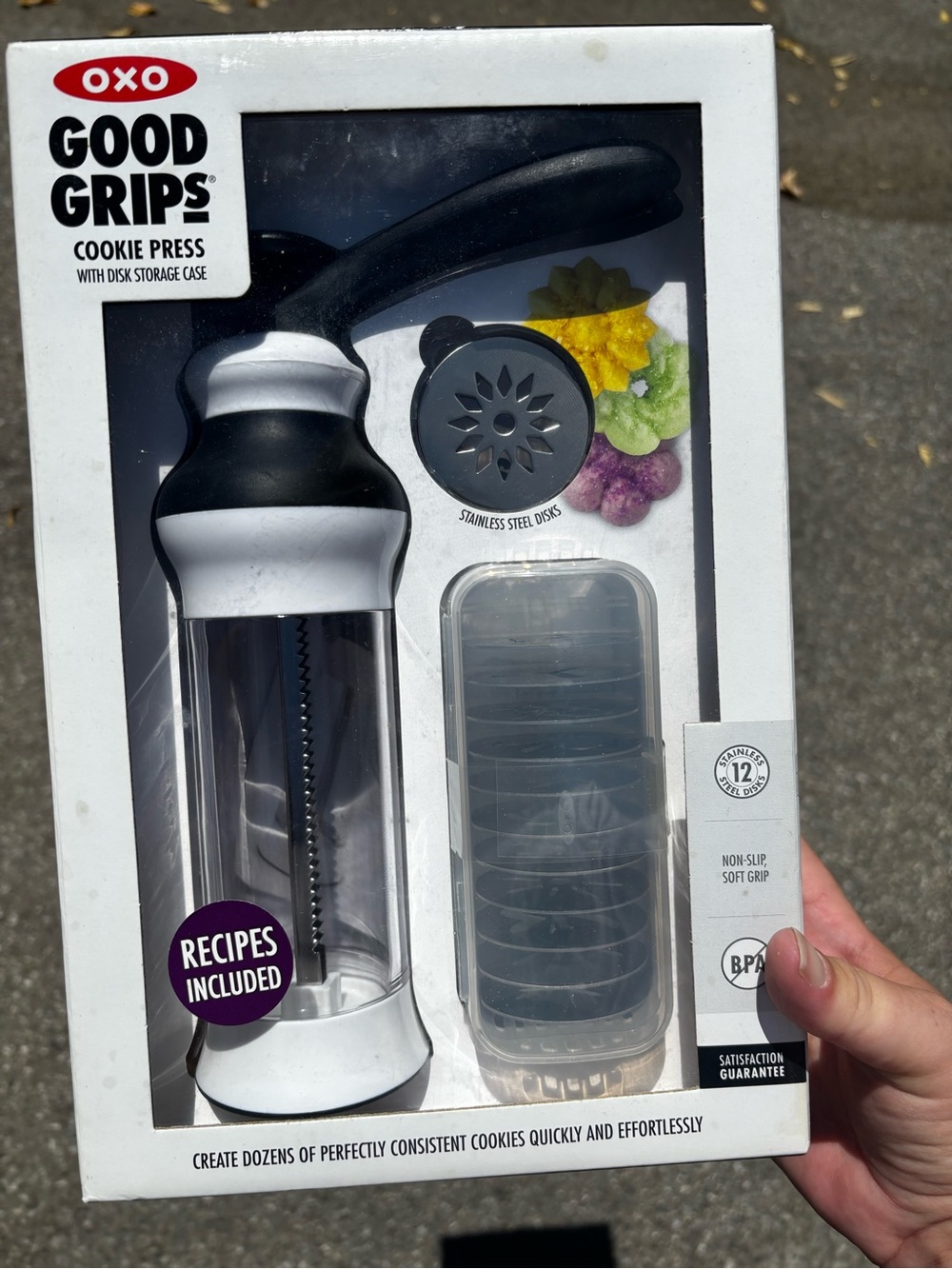 OXO cookie press